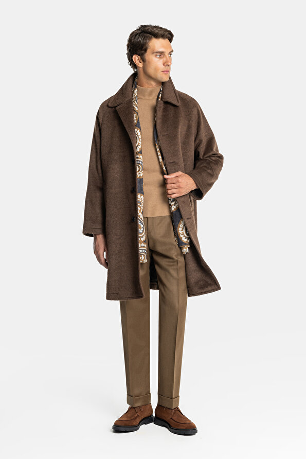 BROWN TOPCOAT