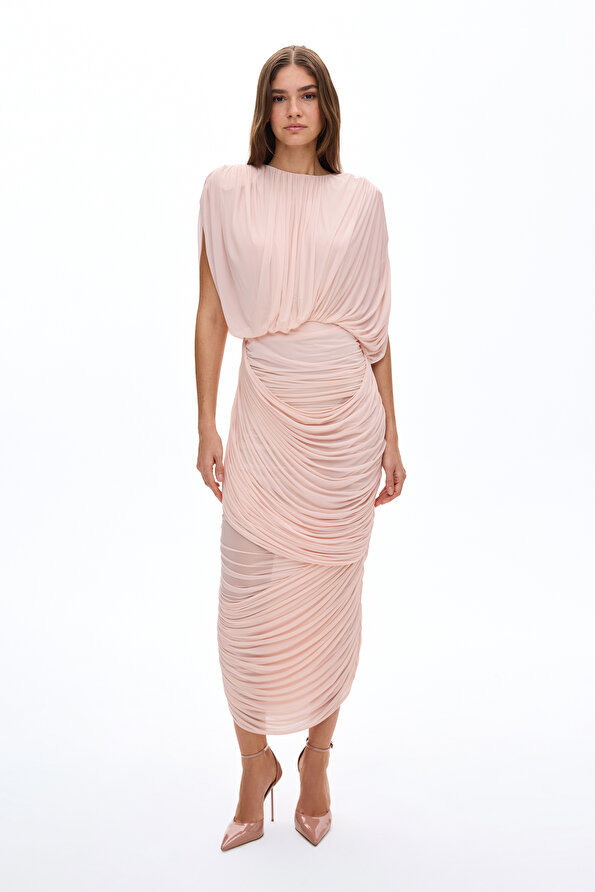 LIGHT PINK SLEEVELESS BLOUSE