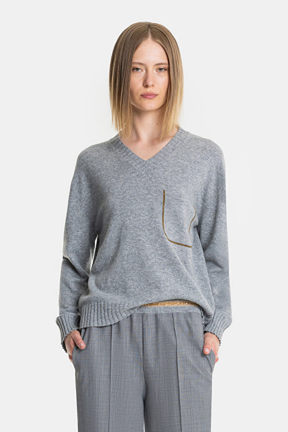 DORE V NECK TRICOT