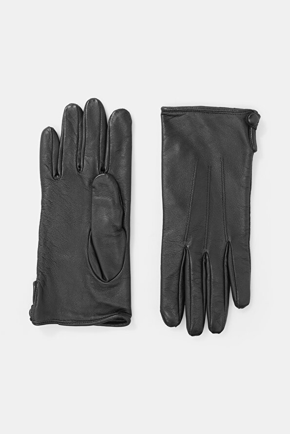 BLACK LEATHER GLOVE