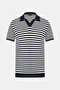Navy Blue-Ecru