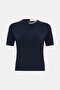Navy Blue-Ecru