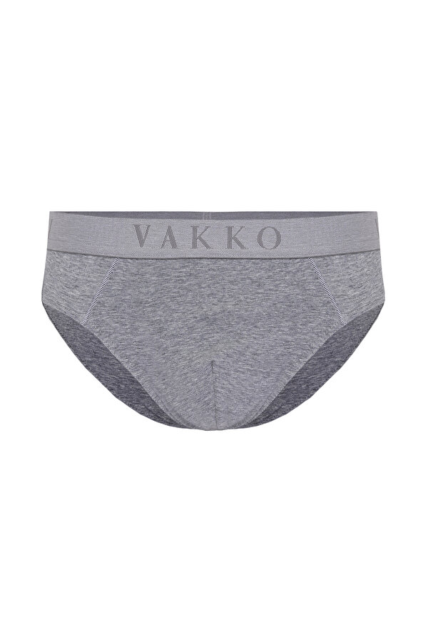 FLEXIBLE FABRIC GRAY SLIP BRIEFS