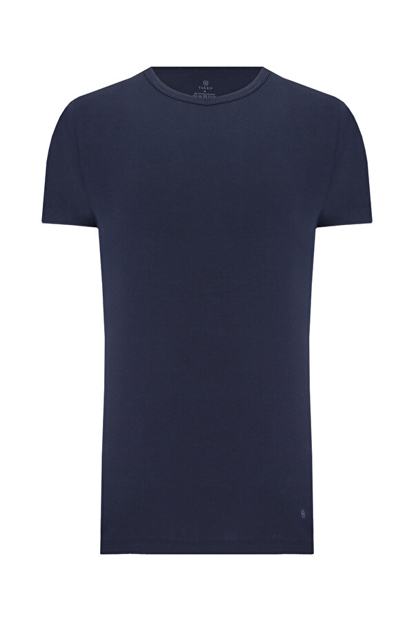 CREW NECK NAVY BLUE T-SHIRT