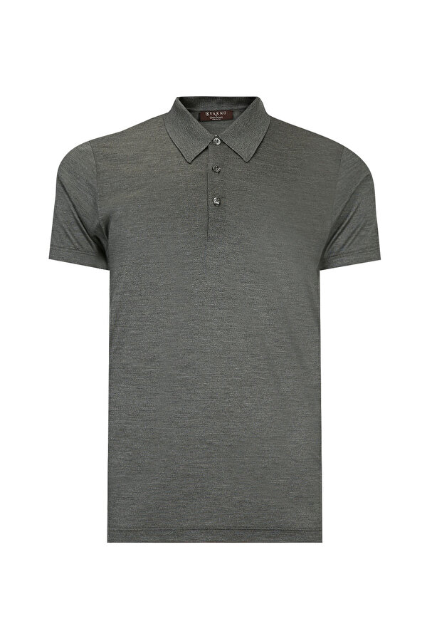 GRİ İPEK POLO