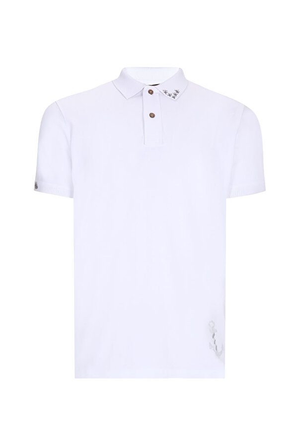 KUŞ FİGÜRLÜ POLO YAKA T SHIRT