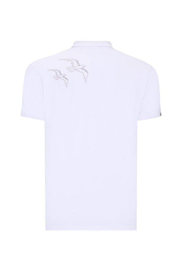 KUŞ FİGÜRLÜ POLO YAKA T SHIRT 2
