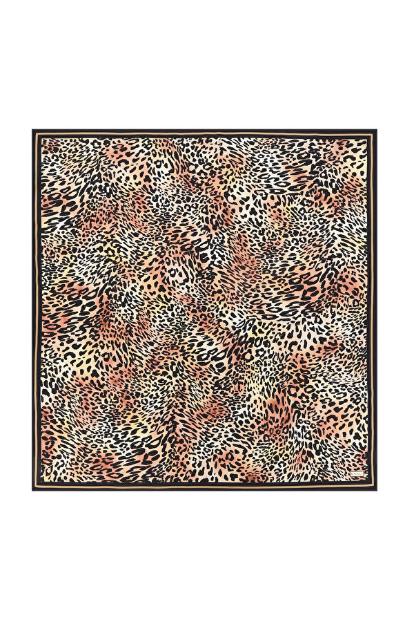 LEOPAR DESENLİ İPEK EŞARP