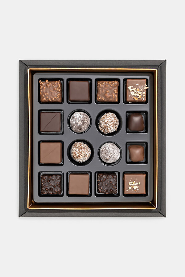 PRALINE ÇİKOLATA 125 GR SİYAH KUTU 2