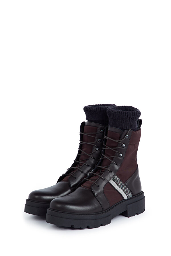 DARK BROWN LEATHER BOOT