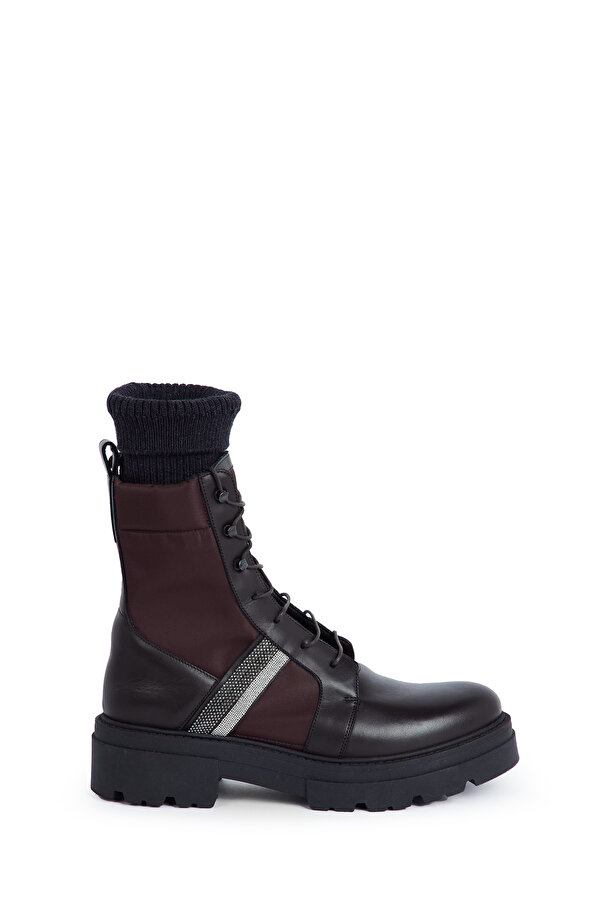 DARK BROWN LEATHER BOOT 2