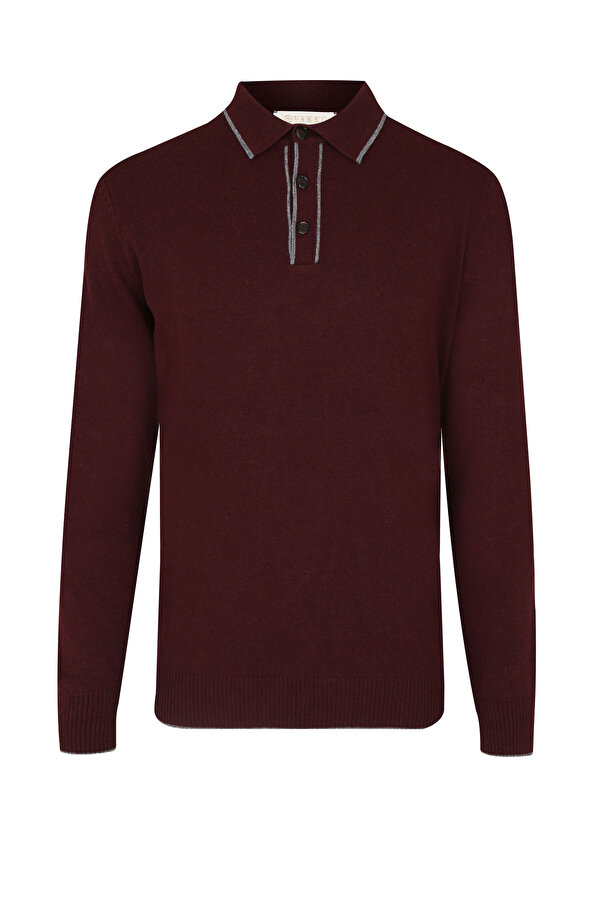 BORDO POLO YAKA TRİKO