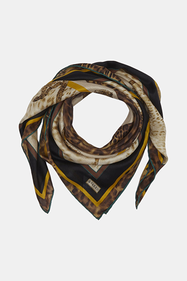 LEOPAR DESENLİ VUAL EŞARP 2
