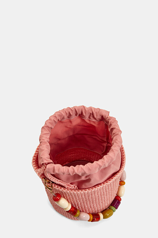 PEMBE ÖRME ÇANTA 6