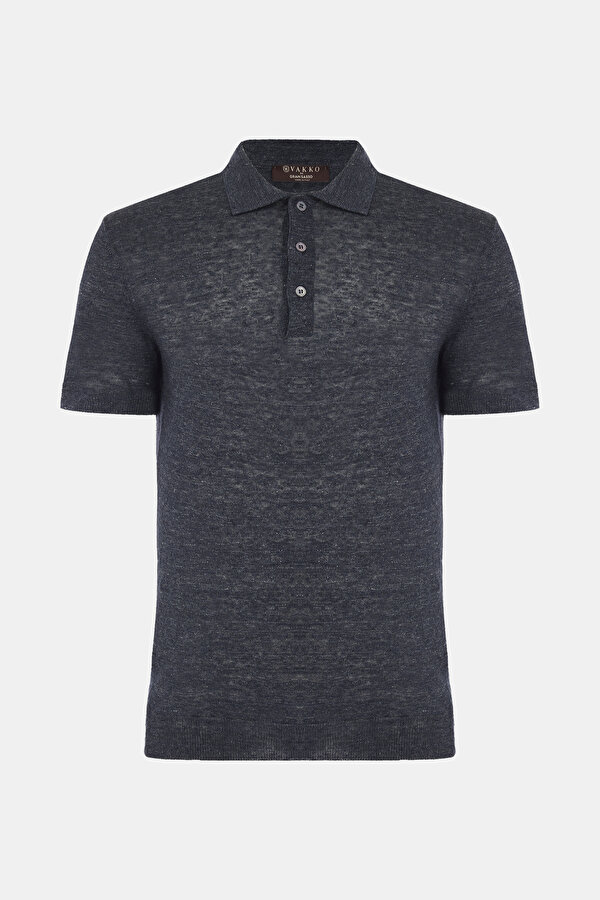 LACİVERT POLO YAKA TRİKO