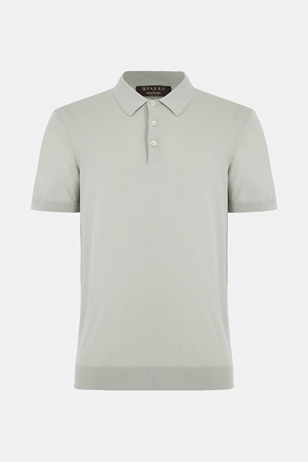 YEŞİL POLO YAKA TRİKO