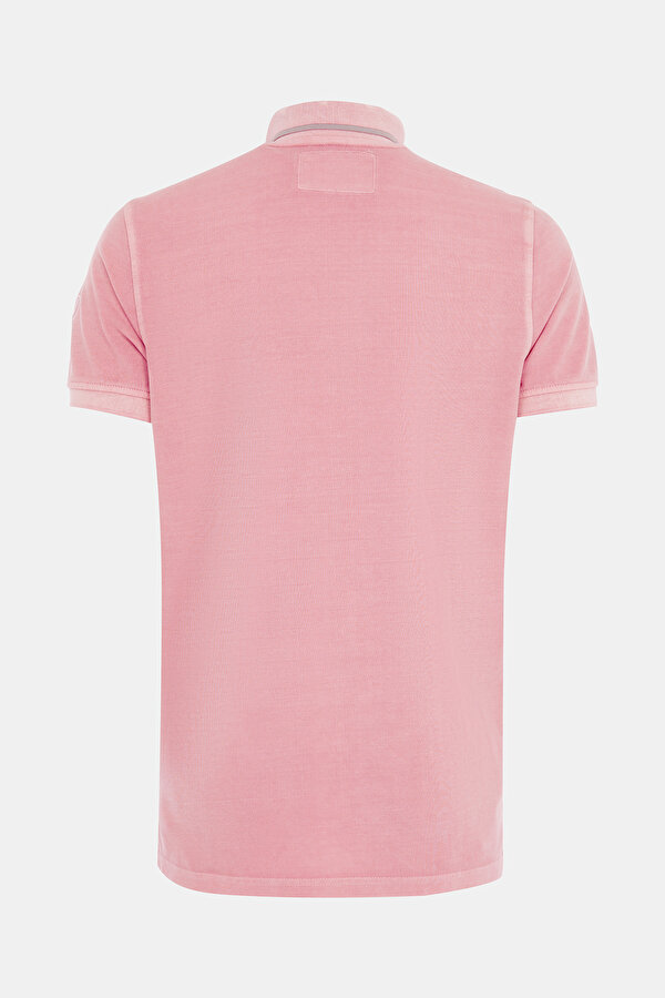LIGHT PINK POLO NECK SHORT SLEEVE TSHIRT 2