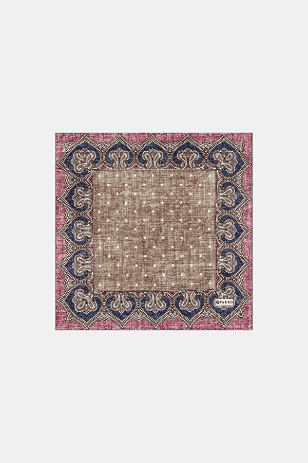 PUANTİYE DESENLİ İPEK MENDİL