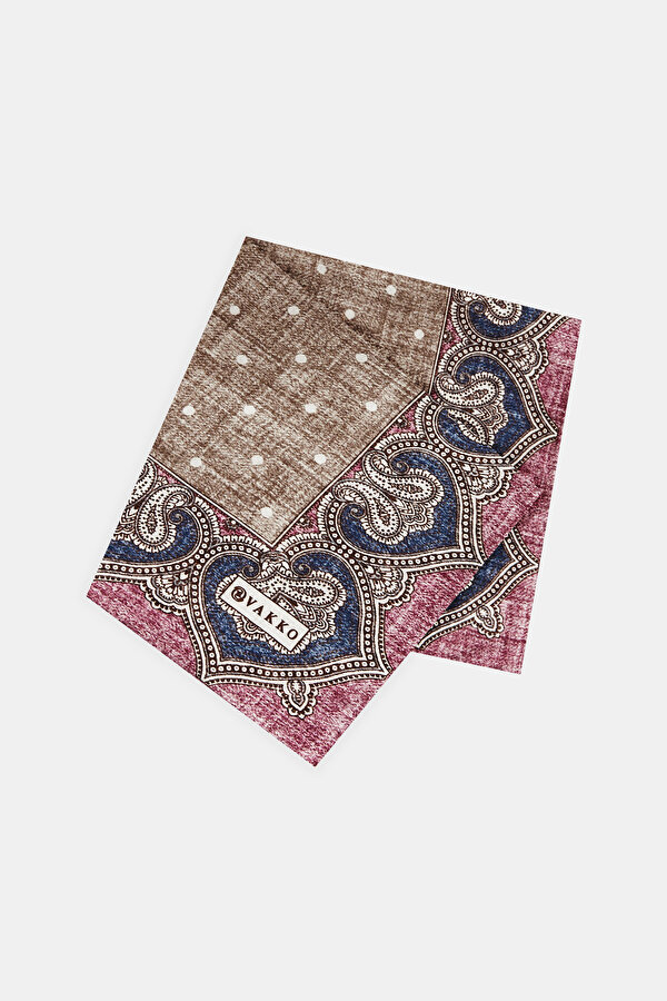 PUANTİYE DESENLİ İPEK MENDİL 2