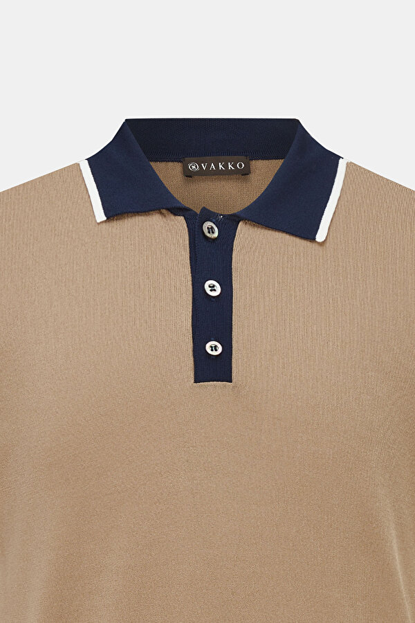 CAMEL POLO YAKA TRİKO 6