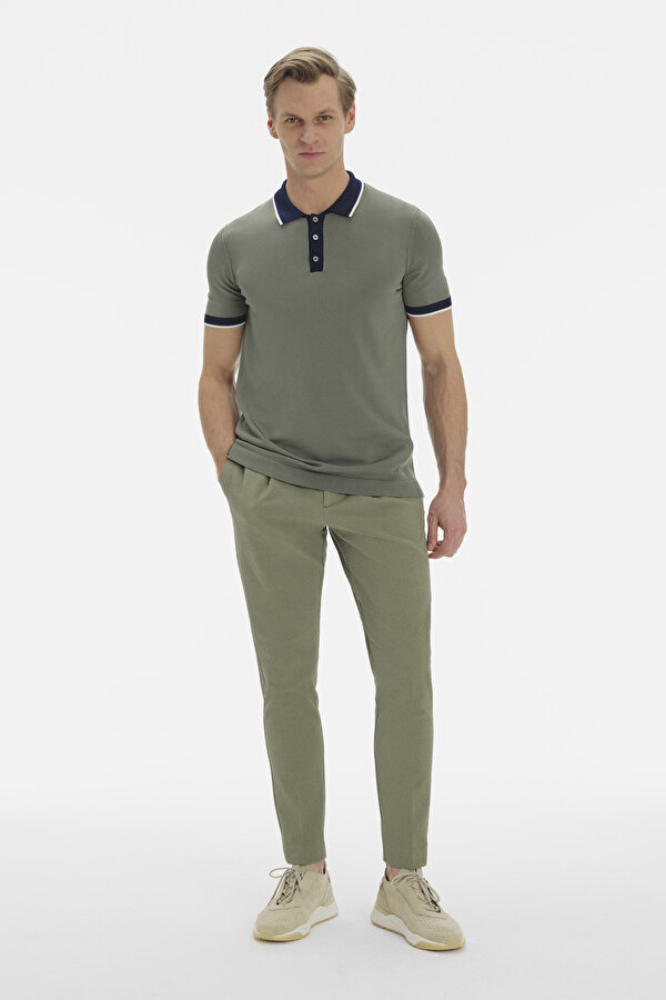 YEŞİL POLO YAKA TRİKO