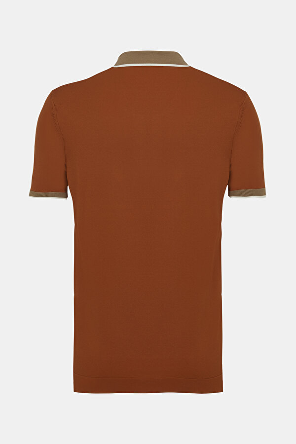 TURUNCU POLO YAKA TRİKO 2