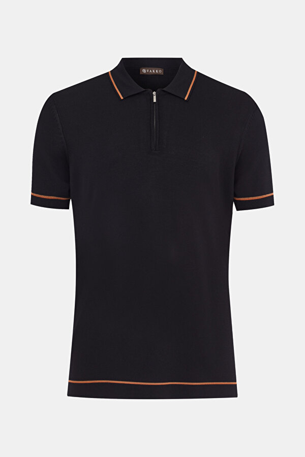 SİYAH POLO YAKA TRİKO