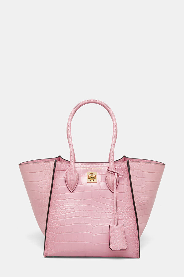 PEMBE DERİ ÇANTA