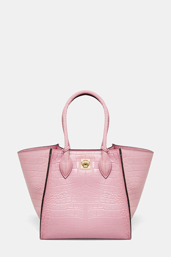 PEMBE DERİ ÇANTA 2
