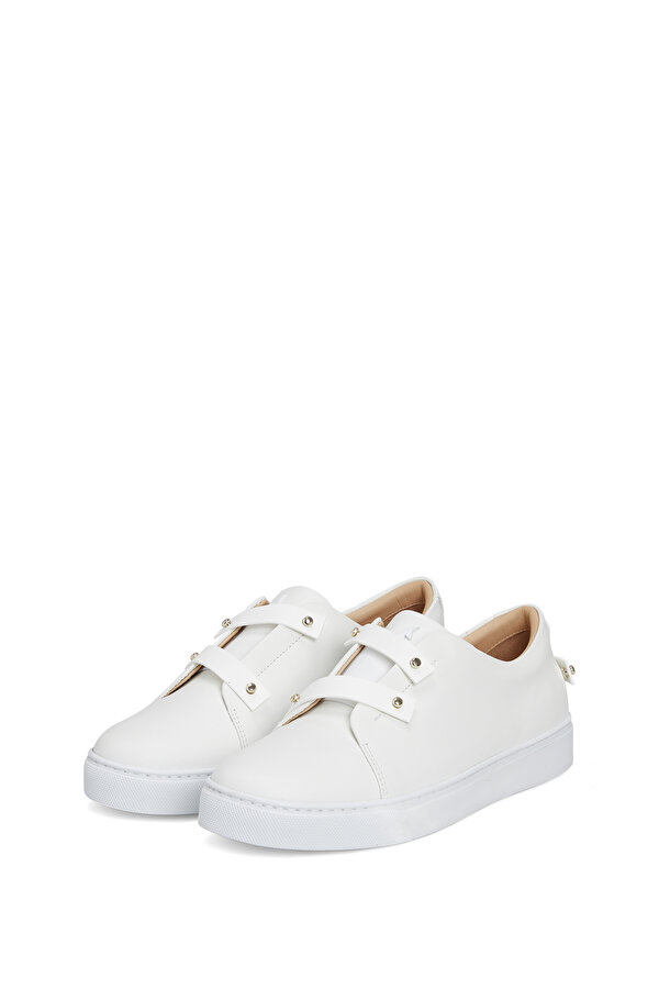 BEYAZ DERİ SNEAKER 2