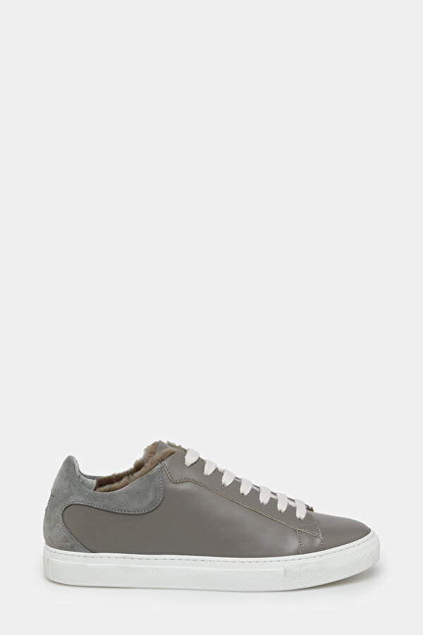 GRİ DERİ SNEAKER