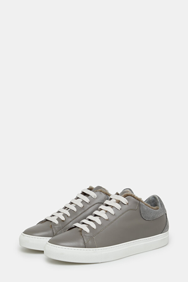 GRİ DERİ SNEAKER 2