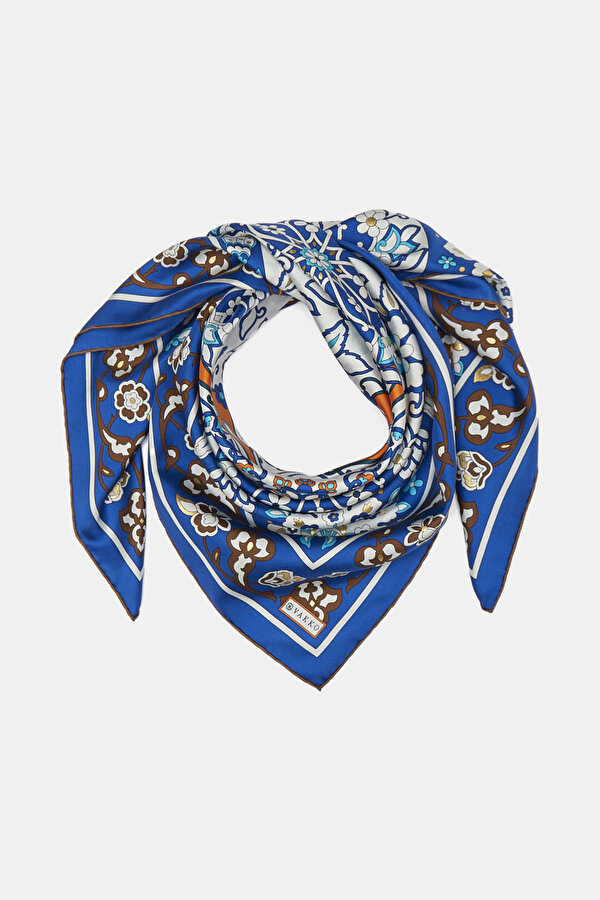 SANAT DESENLİ İPEK EŞARP 2