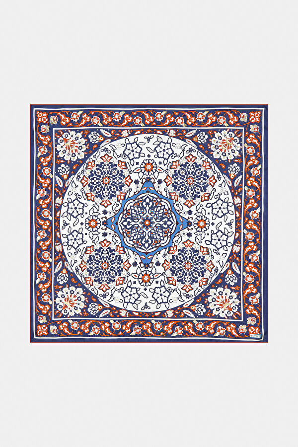 SANAT DESENLİ İPEK EŞARP