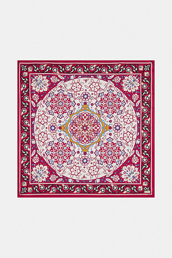 SANAT DESENLİ İPEK EŞARP