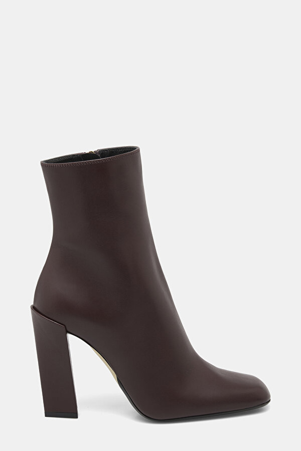 Maroon Leather Boot