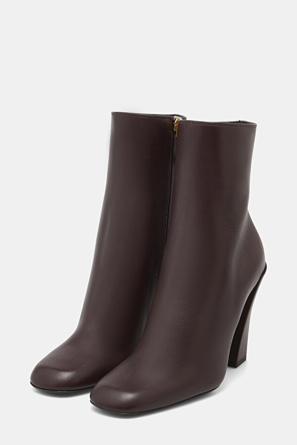 Maroon Leather Boot 2