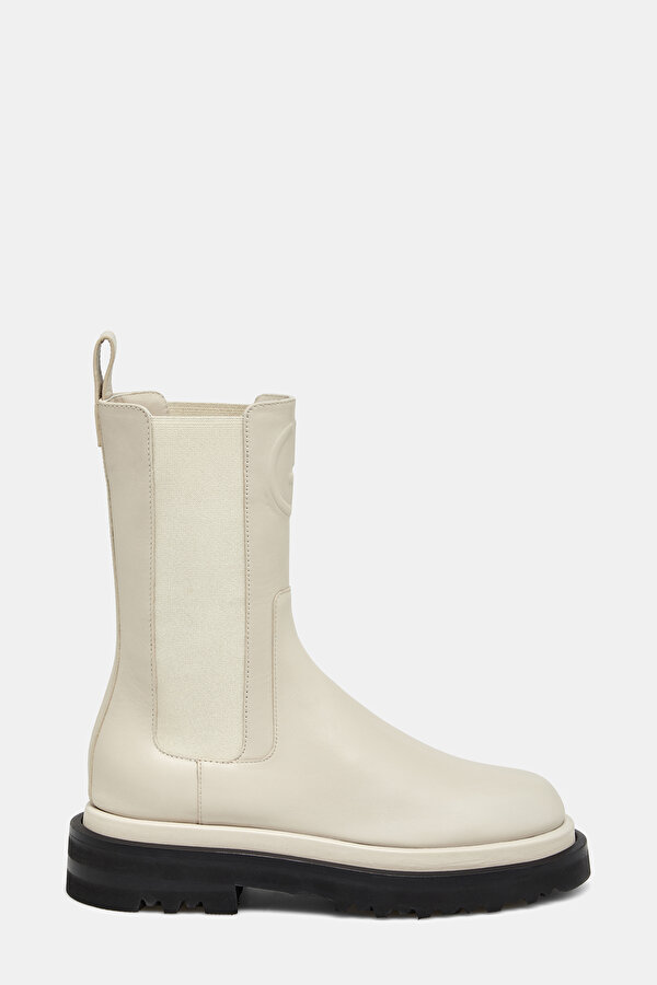 ECRU LEATHER BOOT