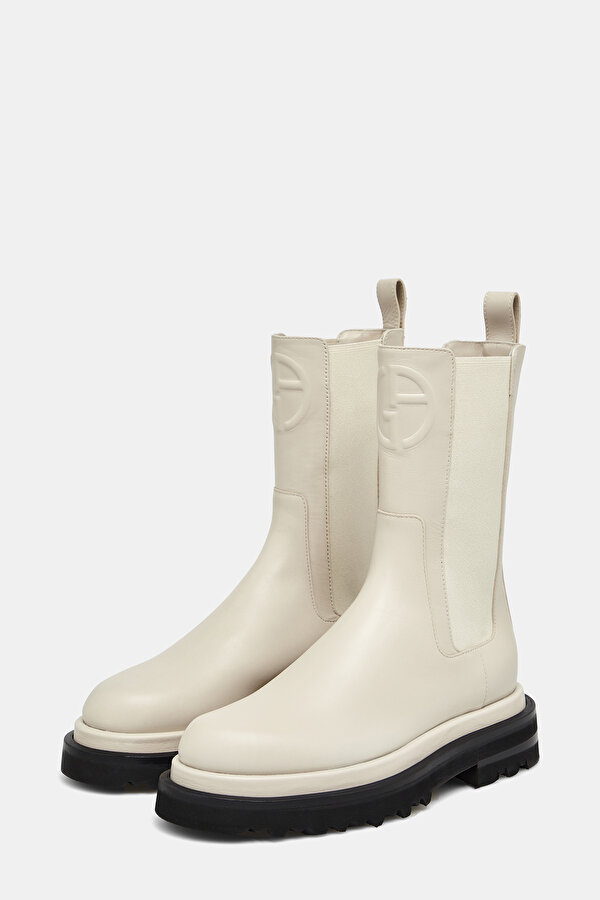ECRU LEATHER BOOT 2