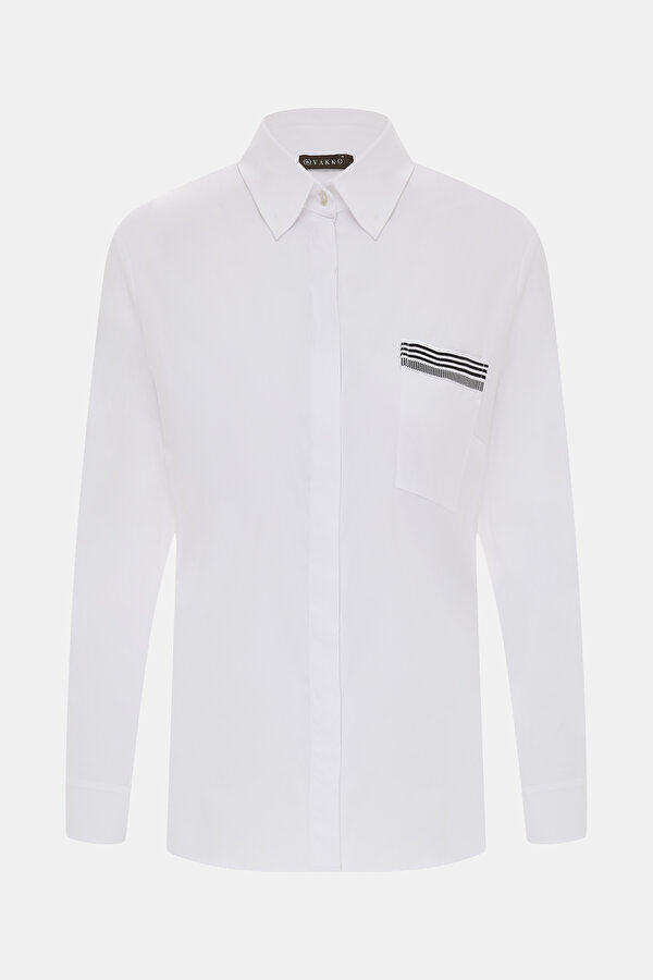 WHITE LONG SLEEVE SHIRT