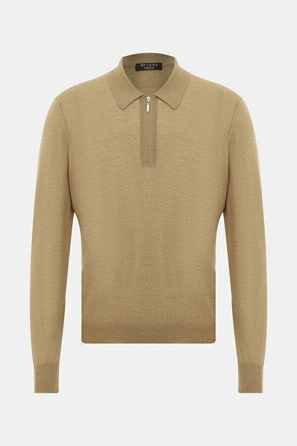 CAMEL POLO YAKA TRİKO