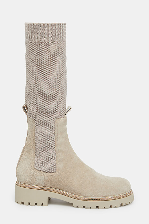 BEIGE SUEDE BOOT