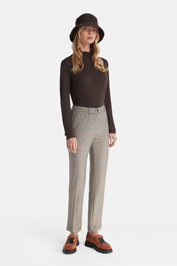 MULTICOLOR SKINNY LEG TROUSERS
