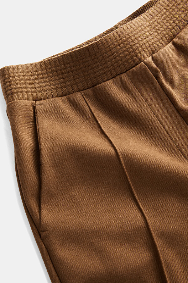 LIGHT BROWN STRAIGHT CUT TROUSERS 6