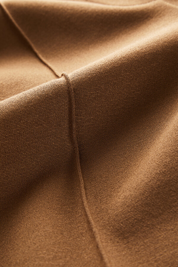 LIGHT BROWN STRAIGHT CUT TROUSERS 7