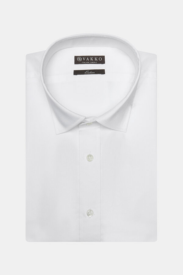 COMFORT WHITE CORDED SHIRT 2
