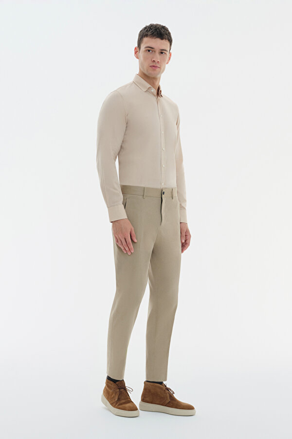 COMFORT BEIGE CORDED SHIRT 2