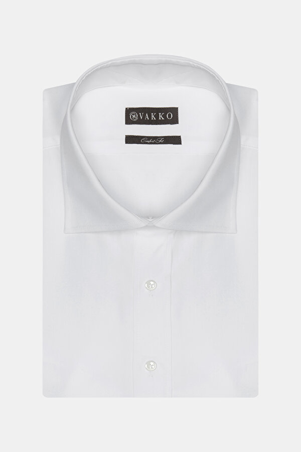 COMFORT WHITE POPLIN SHIRT 2