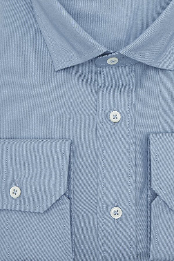 COMFORT BLUE CORDED SHIRT 2