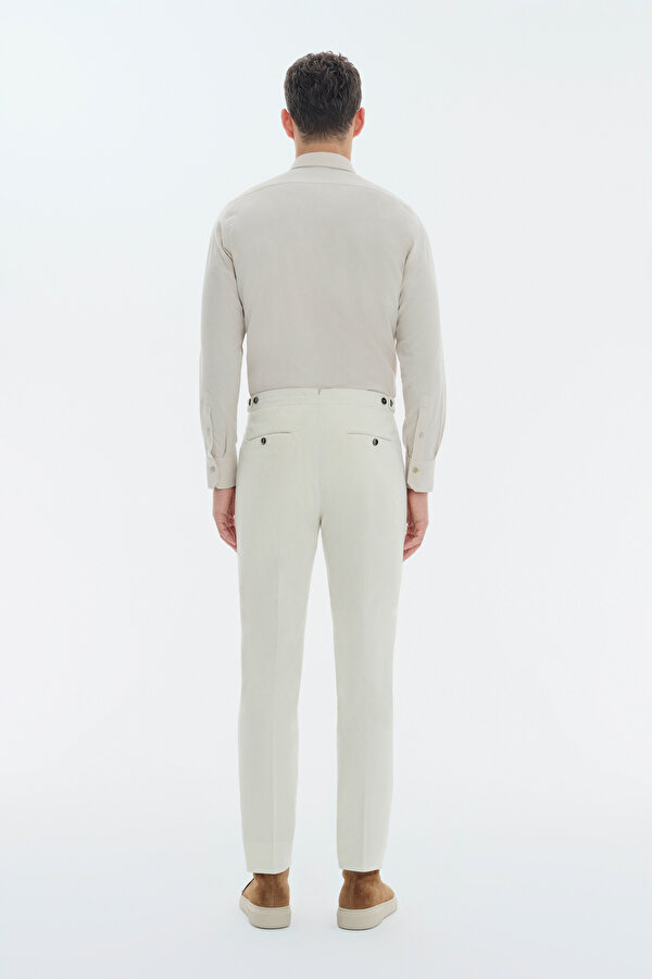 COMFORT ECRU CORDED SHIRT 2